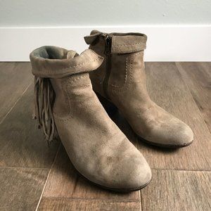 Cute Sam Edelman Suede Leather Louie Ankles Booties / Boots - Tan - Women's 6.5